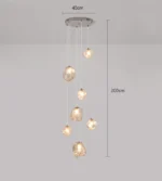 Modern led Pendant lights bedroom decorative dining room indoor lighting interior lighting Ceiling lamp chandelier - Image 15