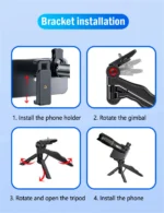 25X Phone Telephoto Lens Kit Phone Holder Portable Tripod Stabilizer Highpower Zoom Concerts Contest Outdoor Observation Animal - Image 21