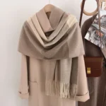 Elegant winter scarves - shawl scarves, soft windproof and breathable large scarves, thickened scarves for couples - Image 2