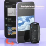 Recharegable Bluetooth Remote Control Button Wireless Controller Selfie Camera Stick Shutter Release For Phones e-book Page Turn - Image 13