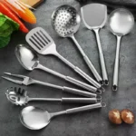 Kitchen Cookware Cooking Utensils Stainless Steel Shovel Soup Spoon Turner Utensils Dinnerware Cooking Tool Kitchen Gadgets - Image 2