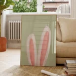 Easter Ribbit Wall Art | Easter Decorations | Happy Easter Sign | Easter Egg Art | Spring Wall Art | Easter Art Bunny Wall Art - Image 6