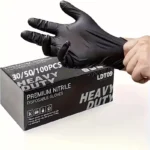20/100pcs Nitrile Gloves, Cleaning Gloves, Dishwashing Gloves, Household Cleaning Gloves, Disposable Nitrile Gloves, Black Gloves Disposable Nitrile Gloves Household Nitrile Gloves Powder-Free Nitrile Gloves Touchscreen Compatible Gloves