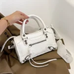 Handbags For Women 2026 New High Capacity Shoulder Bags Motorcycle Lady Travel Bag Luxury Brand Hobos Bags Cross-body Handbags - Image 4