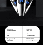 Electric Shaver Man Rechargeable Razor Shaving Knife Whisker Knife Household Portable Floating Three Tip Water Wash - Image 20