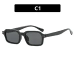 Women's Square Sunglasses 2024 New Sunglasses Fashion Sunglasses Street Photography Sunglasses Trendy Fashion - Image 7