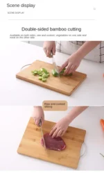 Kitchen Wooden Chopping Boards Cutting Board Double-sided Available Thick Wooden Boards Perfect for Kitchen And Dining Room - Image 14