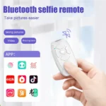 Recharegable Bluetooth Remote Control Button Wireless Controller Selfie Camera Stick Shutter Release For Phones e-book Page Turn - Image 5