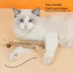 Cat Toys，Natural Matatabi，Pet Cat Snacks Sticks，Cleaning Tooth Catnip，Bite-resistant，Teeth Grinding Stick，Pet Supplies - Image 2