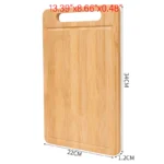 Wooden Cutting Board Kitchen Cutting Board For Meat Totally Bamboo Food Cutting Table Thickened Fruit Vegetables Chopping Panel - Image 8