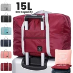 Foldable Travel Duffel Bag for Airlines Carry on Bag for Women and Girls Lightweight Large Capacity Sports Weekend Trip Overnigh
