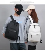 Backpack Simple New Style College Style Small Backpack Travel Lightweight Korean Version Junior High School Double Shoulder Bags - Image 12