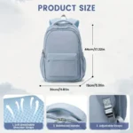 Backpack for Female College Students, High School Girls, Middle School Girls, Versatile, Suitable for Boys, Daily Outdoor Use. - Image 3