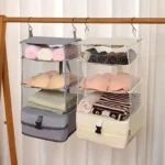 Hanging Organizers for Travel Storage Compressible Foldable Multi Layer Bags for Closet Suitcase Dormitory