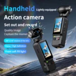 4K HD Vlogging Camera 180 Degree Rotation Lens Mini DV Video Recorder for Cycling Travel Sport and Outdoor Activities - Image 2