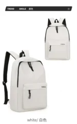 Backpack Simple New Style College Style Small Backpack Travel Lightweight Korean Version Junior High School Double Shoulder Bags - Image 32