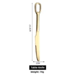 Western Dining Utensils Three-Piece Set Steak Knife Fork Soup Spoon Stainless Steel Cutlery Dishwasher Safe Dinnerware Set - Image 9