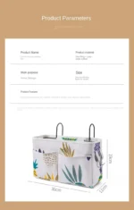 Portable  Hanging Organizers Baby Care Essentials Crib Storage Cradle Baby Crib Organizer Diaper Bag Linen Baby Bed Accessories - Image 16