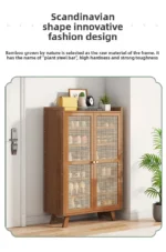 Shoe cabinet, shoe rack  household, simple indoor storage artifact, space-saving entry, and dust-proof dormitory. - Image 17