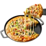 Round Cast Iron Frying Pan Double Handle Grill Pancake Pizza Pan Multipurpose Cooking Pan for BBQ Camping Kitchen Supplies - Image 2