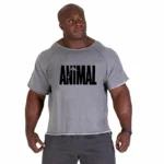 Men's T Shirts Fitness Men Bodybuilding  Shirt Batwing Sleeve Rag shirt Gym Fitness Muscle Running T shirt - Image 27