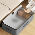 Extra-large capacity underbed clothing storage bag Quilt blanket storage bag Foldable pants coat storage bag Wardrobe organizer