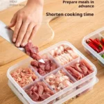 Refrigerator Food Storage Containers, Suitable For Meat And Other Food, Food-grade Airtight Containers, 2/4/6 Compartments. - Image 16