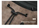 Septwolves High Quality Business Printed Leather Backpack Man Designer Drawstring Flip Monogram Laptop Bags Print Work Rucksack - Image 39