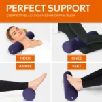 Inflatable Cylinder Pillow - Car Neck Pillow, Seat Support, Orthopedic Neck Support for Travel, Office & Home - Image 2