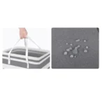 75L Large Laundry bags Baskets with Handles Durable Dirty Clothes Hamper Storage Basket for Home Dorm Hotels Laundry 40*30*60cm - Image 9
