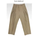 trousers for men with concealed buttons, loose straight trouser casual and versatile commuting suit trousers, trendy - Image 21