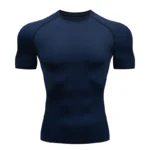 Men's Tight Dry Tshirt Muscle Moisture Wicking Gym Tshirts Fitness Sportswear Casual Holiday Short Sleeve Clothing Apparel - Image 21