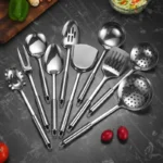 Kitchen Cookware Cooking Utensils Stainless Steel Shovel Soup Spoon Turner Utensils Dinnerware Cooking Tool Kitchen Gadgets - Image 23