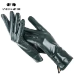 Simple leather gloves women,colored genuine women's leather gloves,women's genuine leather gloves,sheepskin women's gloves -2225 - Image 11