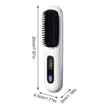 Hair Straightener Professional Quick Heated Electric Hot Comb Hair Straightener Personal Care Multifunctional Hairstyle Brush - Image 21