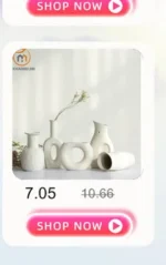 Modern Flower Vases For Homes Ceramic Vase Decoration Flower Glaze Flower Home Accessories Ceramic Craft Ornaments Green Plant - Image 17