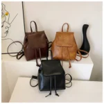 Backpack for Women Fashion Retro Brown Women Shoulder Bags Cute Backpacks Back To School Bags Designer Bags Mochilas De Hombre - Image 24