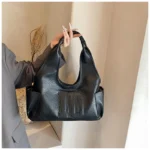 2024 New Women's Tote Bags Trendy Versatile Commuting Large Capacity One Shoulder Bag Summer Casual Solid Color Female Handbags - Image 46