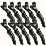 12Pcs Hair Clips for Styling Sectioning, Wide Teeth Design Professional Salon Alligator Hair Clips for Positioning, Perming