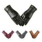Genuine Leather Gloves for Women Soft Sheepskin Warm Touchscreen Gloves Fashion Women Leather Gloves Winter
