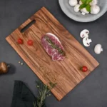 Board Kitchen  Set Square Acacia Wood Solid Wood Simple Cutting Board Cut Steak Household Hardwood Thickened Cutting Board - Image 14