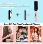 Hair Straightener Brush Electric Hot Comb Hair Straightener Hair Brushes Comb Hot Heating Comb Multifunction Hair Straightener - Image 13