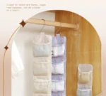 5/10 Pockets Underwear Socks Hanging Organizers Behind Door Storage Wardrobe Hanging Storage Bag Closet Organizer - Image 15
