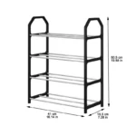 A Simple 4-layer/5-layer Shoe Rack With Armrests For Easy Access,Multifunctional Storage Rack,Saving Space For Storage - Image 14