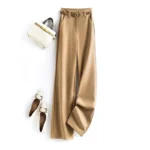 Dress Pants Work Office Long Women's Tailoring Female Trousers Casual Harajuku Slacks All Medium Y2k Streetwear Elastic One Size - Image 6