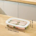 Meat Container for Fridge, Stackable Cold Cuts Storage Containers with Clear Lids for Deli Meat, Bacon, Cheese & Meal Prep - Image 8