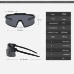 Men's Cycling Glasses Colorful Sunglasses Bicycle Windproof Sunglasses Outdoor Sports Sunglasses 8699 - Image 6