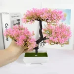Artificial Plants Bonsai Small Tree Pot Fake Plant Flowers Potted Ornaments For Home Room Table Decoration Hotel Garden Decor - Image 13