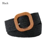 Fashion Bohemian Summer Wide Braided Belts Waist Belt Waistband Straw Woven Belt - Image 11