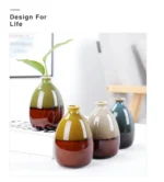 Modern Flower Vases For Homes Ceramic Vase Decoration Flower Glaze Flower Home Accessories Ceramic Craft Ornaments Green Plant - Image 24